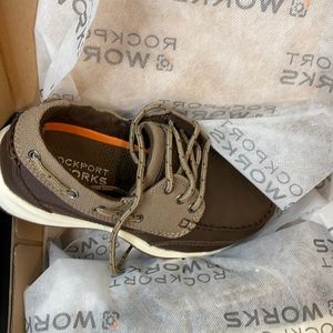 Ladies Rockport work shoes with steel toe